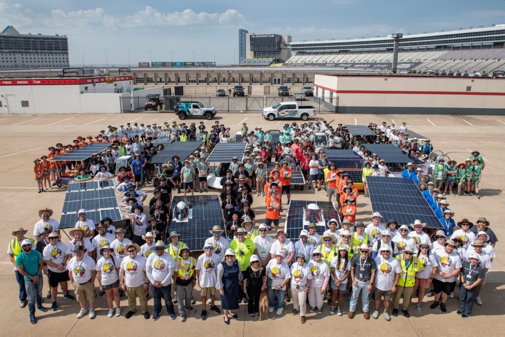 2023 Solar Teams at the Texas Motor Speedway, Fort Worth, Texas.