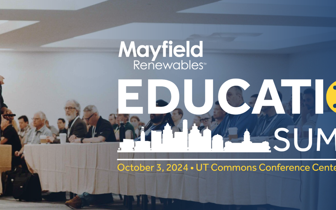 Mayfield Renewables Education Summit