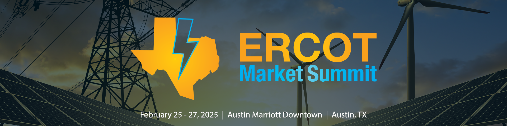 ERCOT Market Summit 2025 banner.