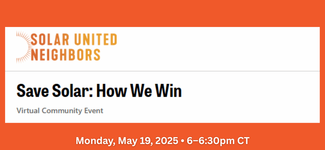 SUN Webinar: Save Solar: How We Win